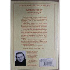 Livre Dans la mêlée du XXe siècle - Robert Poulet le corps étranger