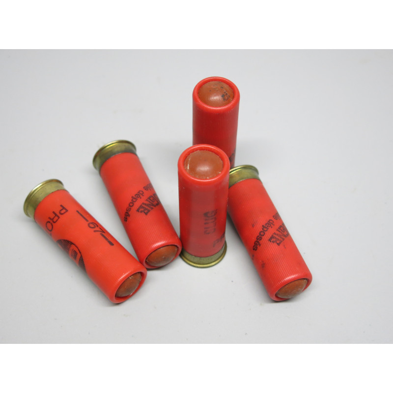 Cartouche SAPL balle caoutchouc 12/65  ref 199