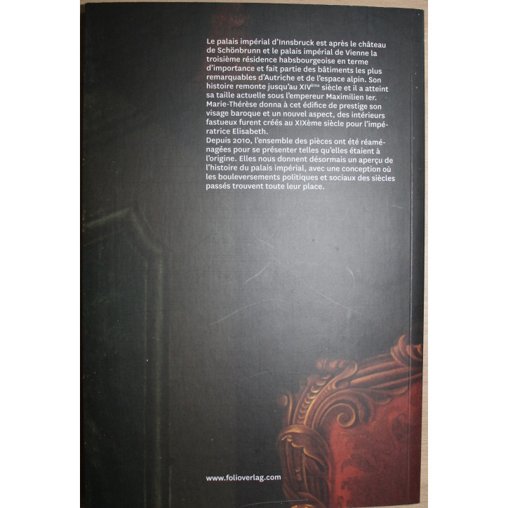 Livre Le palais impérial d'Innsbruck de Benedikt Sauer