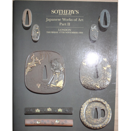 Sotheby's catalog Japanese Works of art Part II - London 17th Nov. 1994
