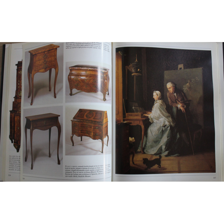 Album Le mobilier du XVIIIe siècle en France et en europe.