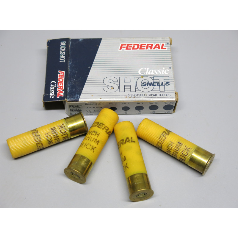 Boite de 10 cartouches Federal calibre 20 / 65  ref F207 2B 