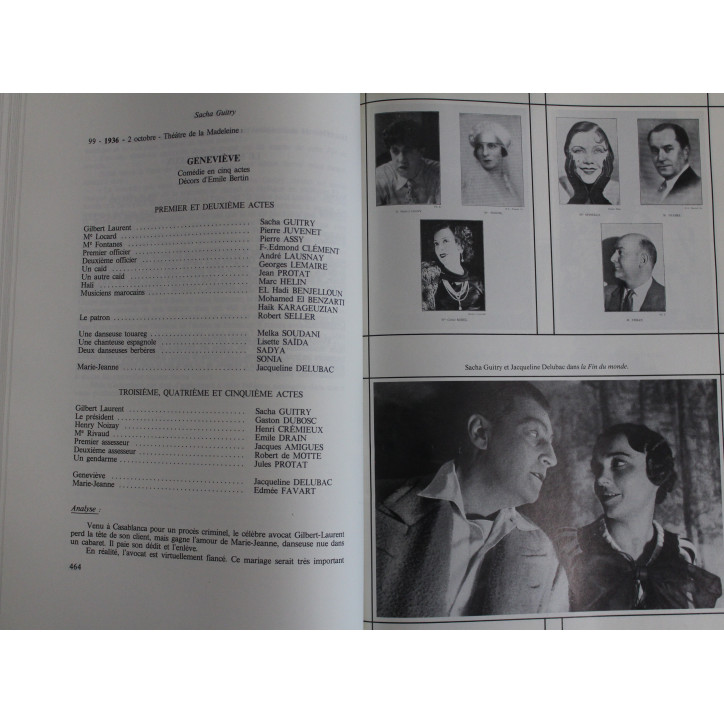 Livre Sacha Guitry - Cent ans de théâtre et d'esprit - de Jacques Lorcey