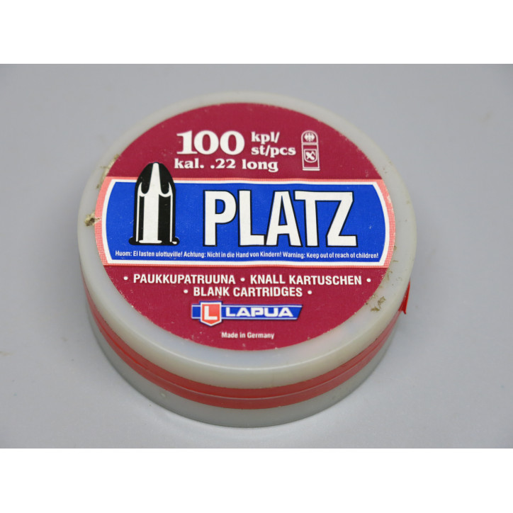 Boite de 100 cartouches a blanc calibre  22 long LAPUA