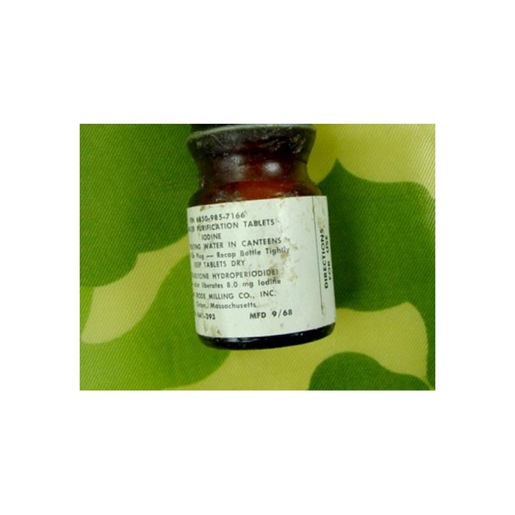 Tablettes purification eau