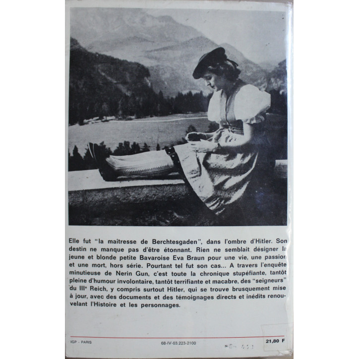 Livre L'amour maudit d'Hitler et d'Eva Braun - de Nerin E. Gun