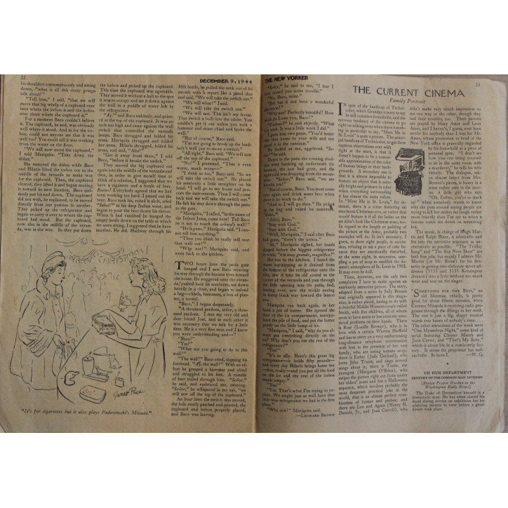 The New Yorker du 9 December 1944 original