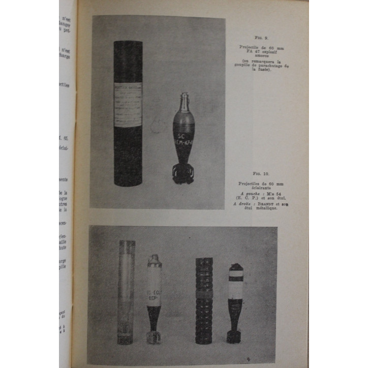 Notice sur le Mortier de 60 mm Modèle 35 modifié 44 de 1958