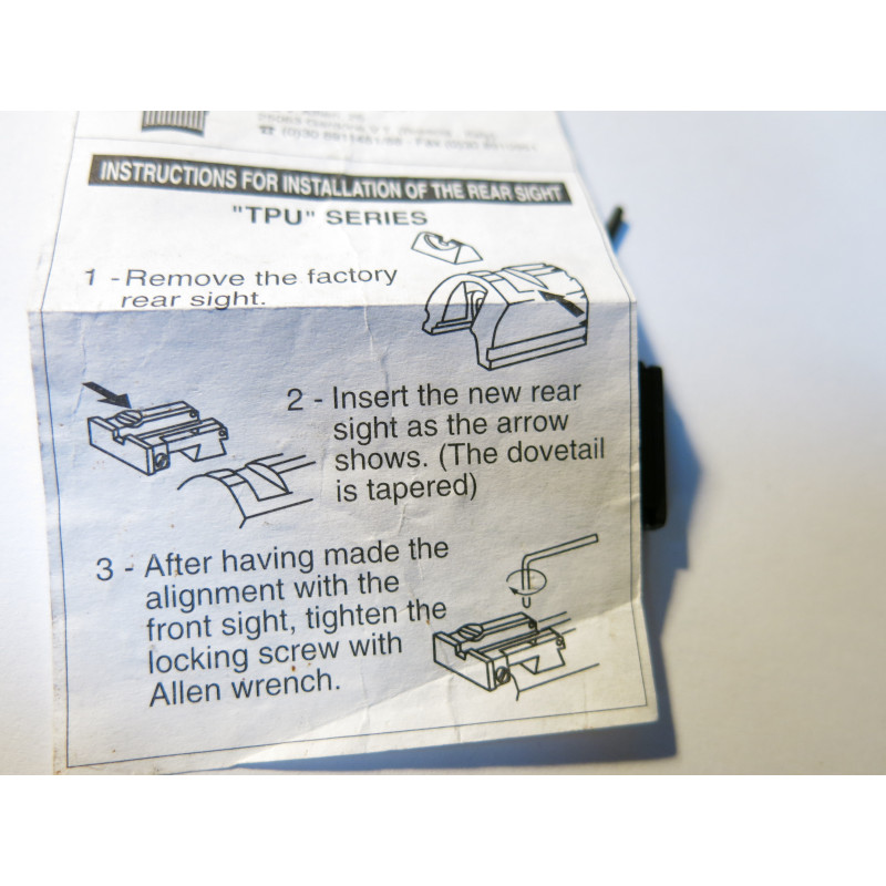 Hausse LPA  pour  RUGER MK 2 