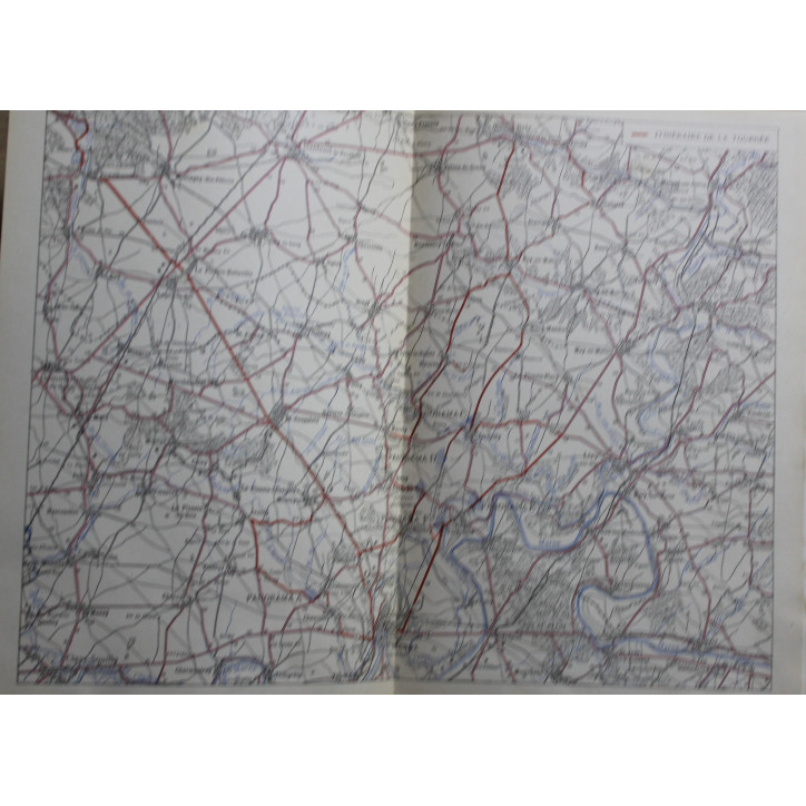 Livre L'Ourcq des Guides Michelin pour la visite des champs de bataille