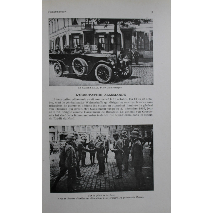 Livre Lille Guide Illustrés Michelin des champs de Bataille (1914-1918)