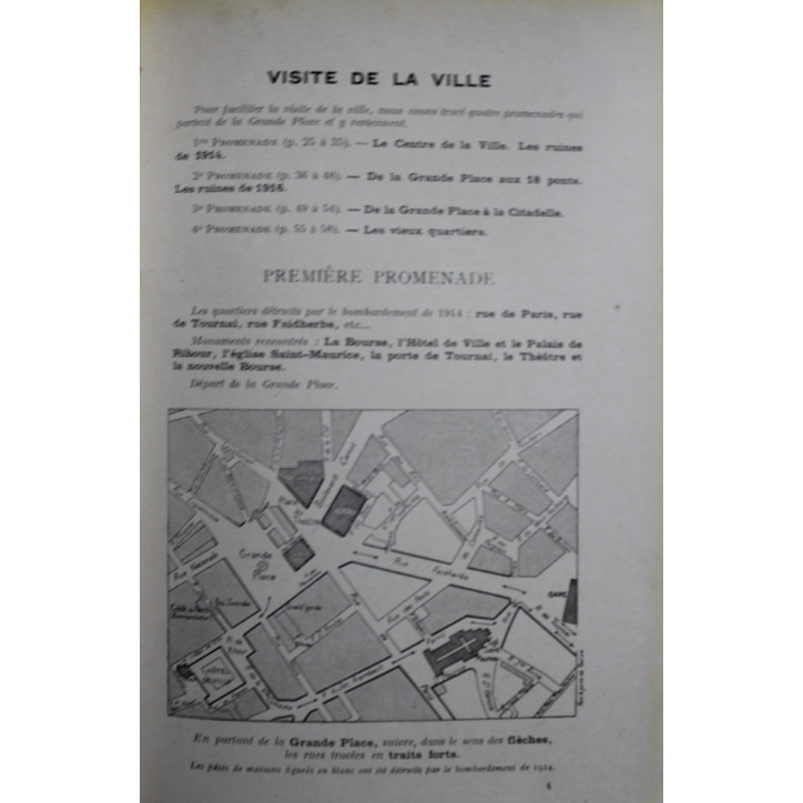 Livre Lille Guide Illustrés Michelin des champs de Bataille (1914-1918)