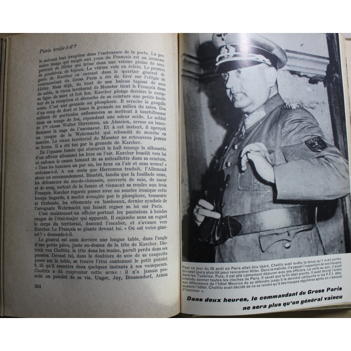 Livre Paris Brûle-t-il? Histoire de la libération de Paris