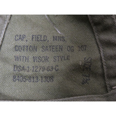 Casquette Cap field original US Vietnam 1969 ref 211