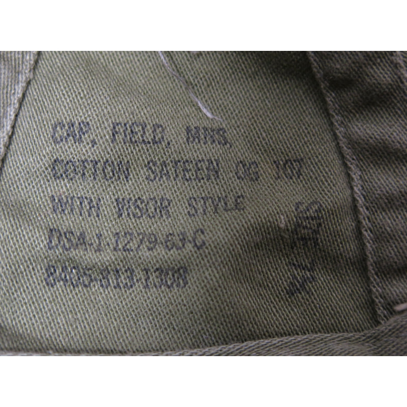 Casquette Cap field original US Vietnam 1969 ref 211