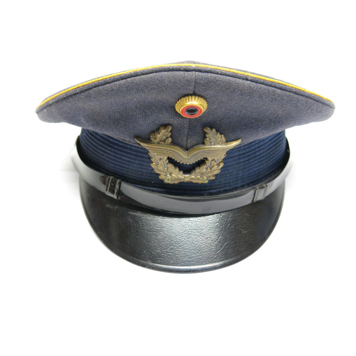 Casquette Allemande Schirmmütze Bundeswehr liseret jaune armée de l'air  ref 254