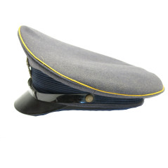 Casquette Allemande Schirmmütze Bundeswehr liseret jaune armée de l'air ref 254