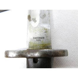 Baionnette Mauser export Simson et Suhl   ref 478