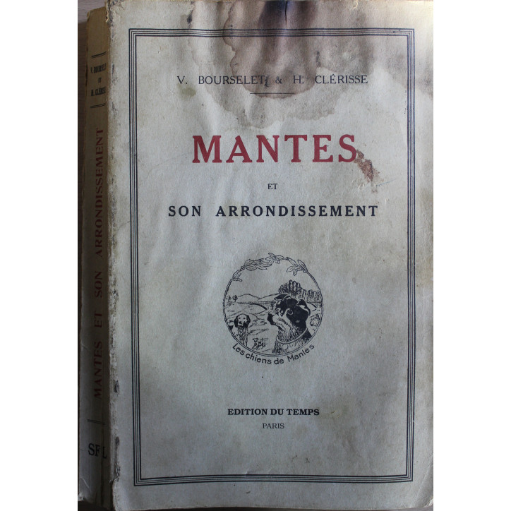 Livre Mantes et son arrondissement de V. Bourselet et H. Clérisse