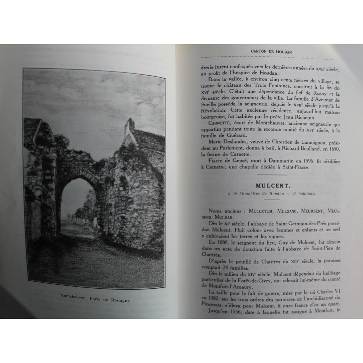 Livre Mantes et son arrondissement de V. Bourselet et H. Clérisse