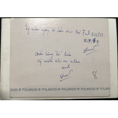 Photo Soldat ARVN pendant entrainement au tir mitrailleuse