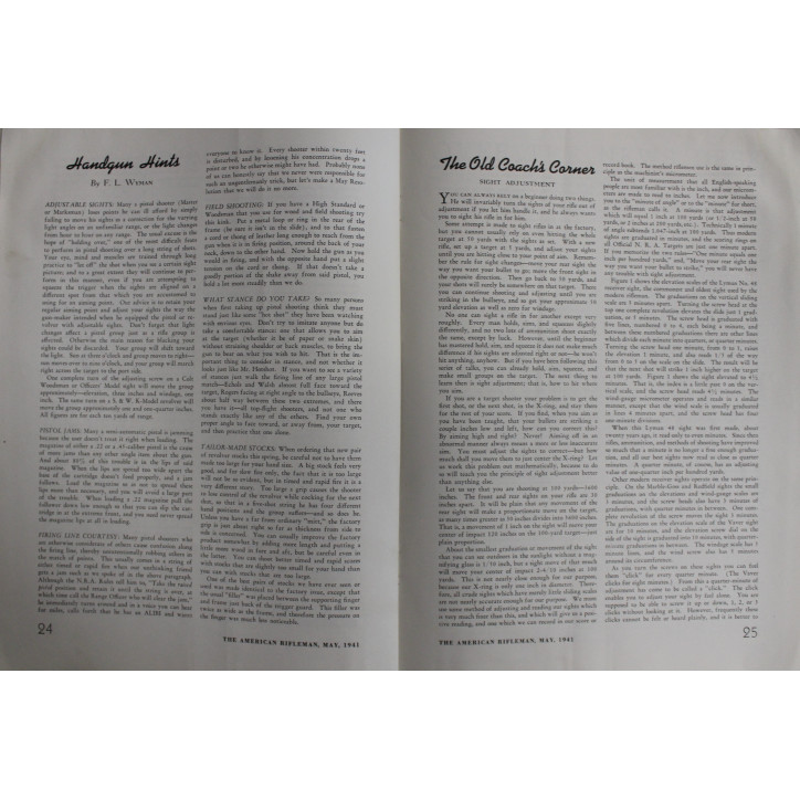 Revue The American Rifleman - May 1941