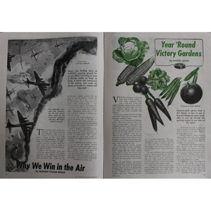 Revue The American Legion Magazine - April 1944