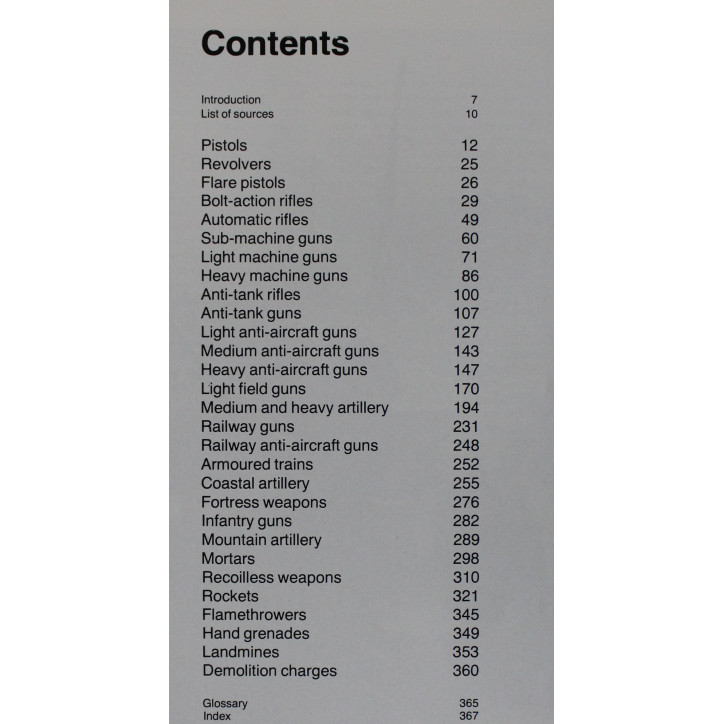 Livre Small Arms, Artillery and special weapons of the third Reich - An encyclopedic survey