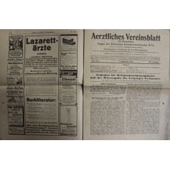 Journal Aerztliches Vereinsblatt Für Deutschland du 4 September 1917