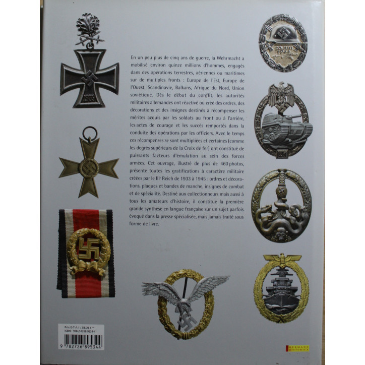 Livre Ordres & Décorations de la Whermacht : 1933-1945 de François De Lannoy