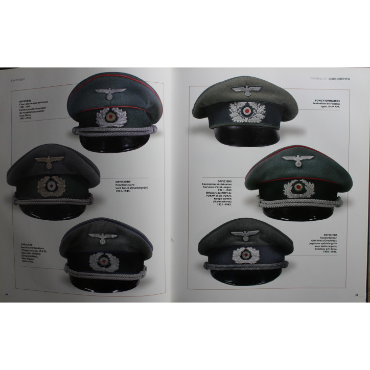 Livre Au service du troisième Reich : Les coiffes militaires & civiles 