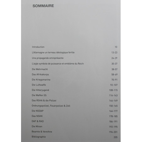 Livre Uniformes et coiffes du troisième Reich : 1932 -1945