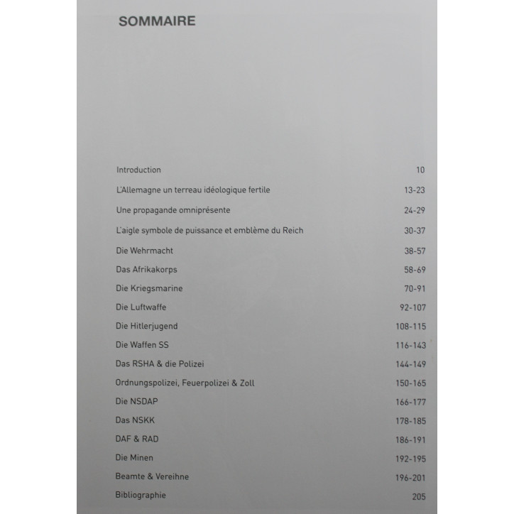 Livre Uniformes et coiffes du troisième Reich : 1932 -1945