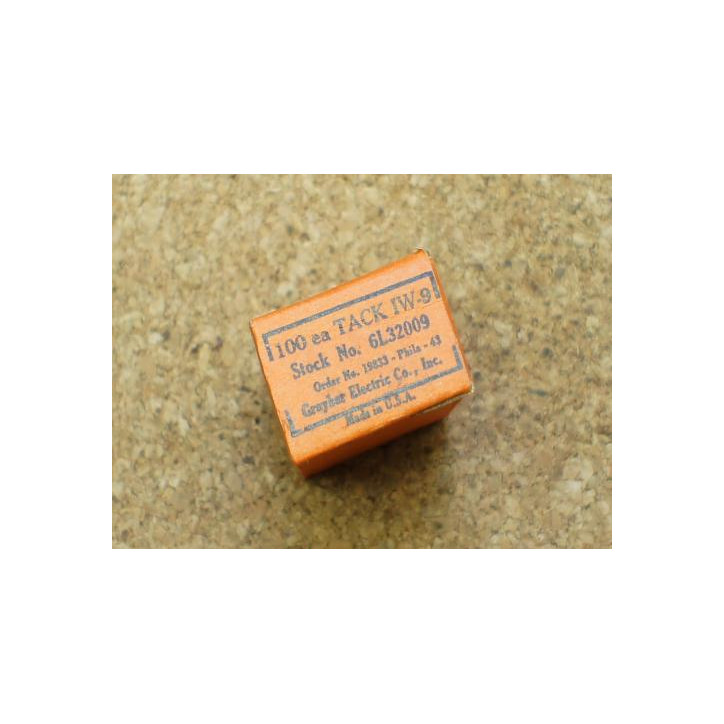 Boite de 100 punaises US boite orange