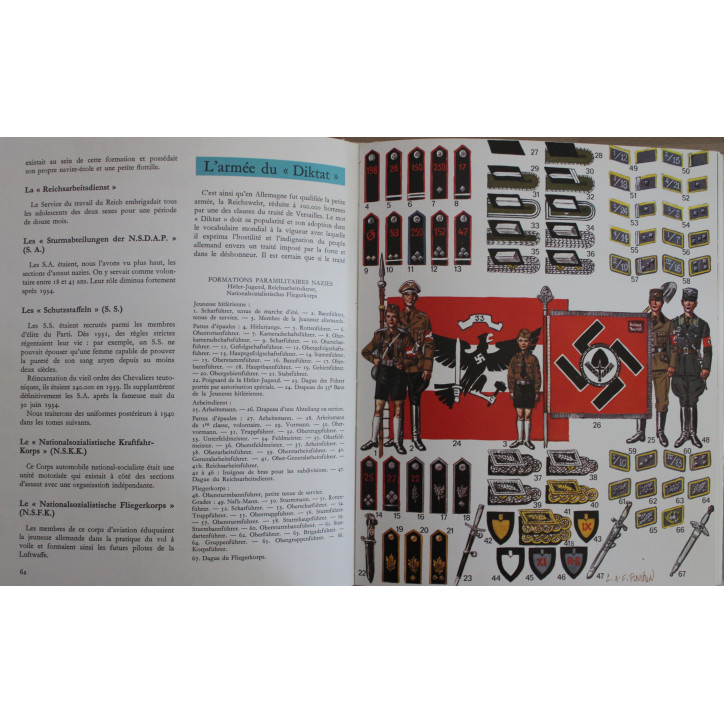 Livre L'uniforme et les armes des soldats de la guerre 1939 - 1945 - No 1