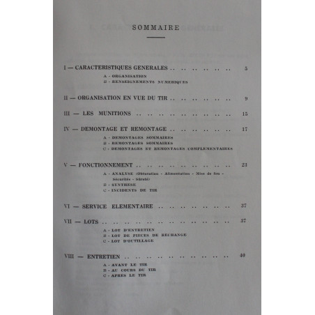 Documentation Technique du Canon Mitrailleur de 20 mm