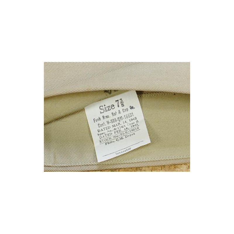 Cap garrison Khaki 1942 US