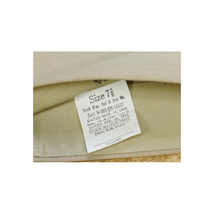 Bonnet de police US  Kaki clair  1942