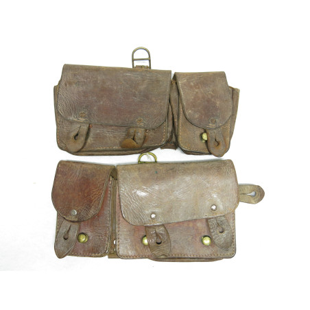 Paire de cartouchières cuir Mas 36