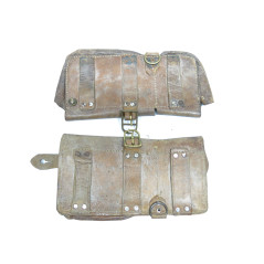 Paire de cartouchières cuir Mas 36 ref ca 445
