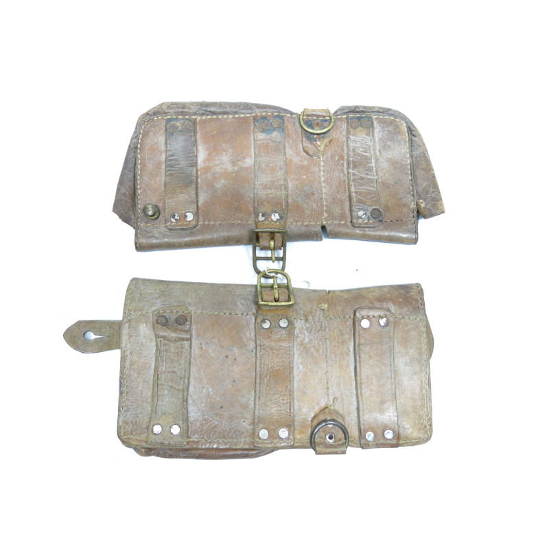 Paire de cartouchières cuir Mas 36