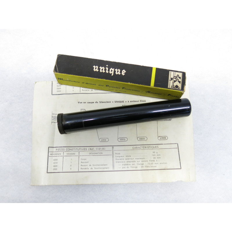Silencieux 22 LR type Unique a baionnette