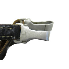 Sangle en cuir porte carte WH ou boite a lunette ou jumelles  ref 180