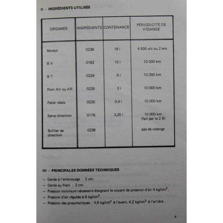 Manuel de l'Ecole d'application de l'artillerie - Cours automobile - G.B.C. - 8 K.T.