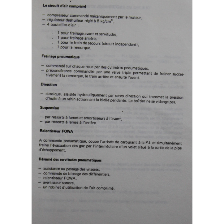 Manuel de l'Ecole d'application de l'artillerie - Cours automobile - G.B.C. - 8 K.T.