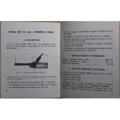 Guide technique sommaire des Fusils à répétition de 7.5 mm Mle 1936