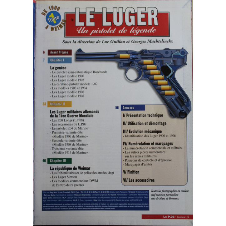 Revue Gazette des armes HS No 6 Le Luger Un Pistolet de Légende