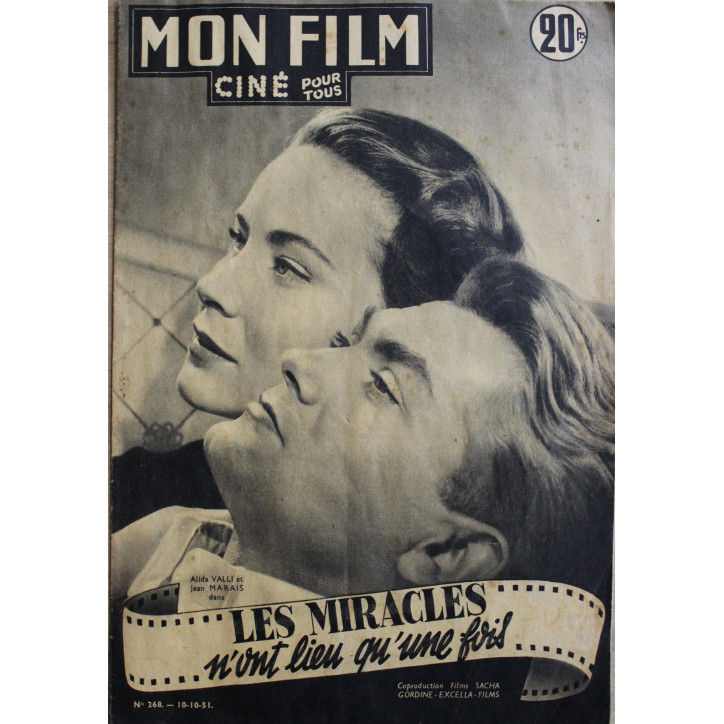 Revue Mon Film ciné pour tous du 10 Octobre 1951
