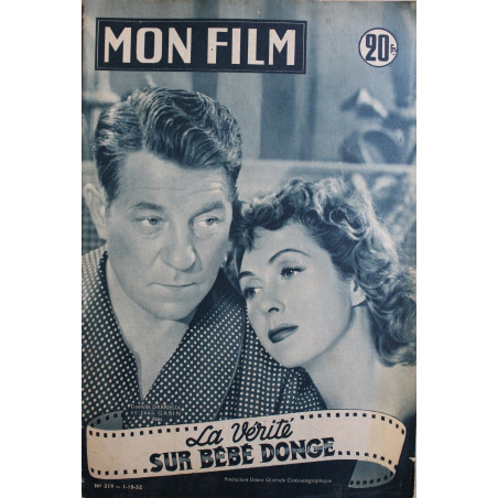 Revue Mon Film ciné pour tous du 1 Octobre 1952