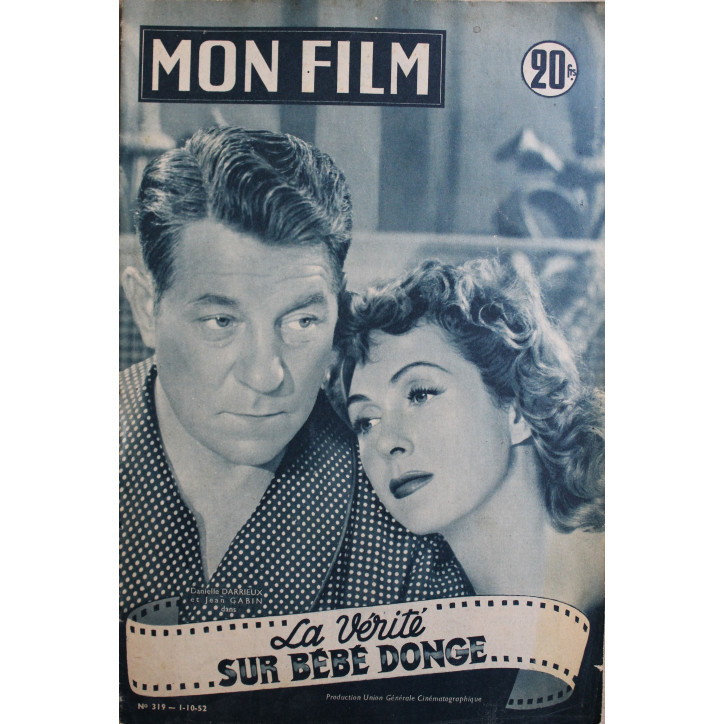 Revue Mon Film ciné pour tous du 1 Octobre 1952